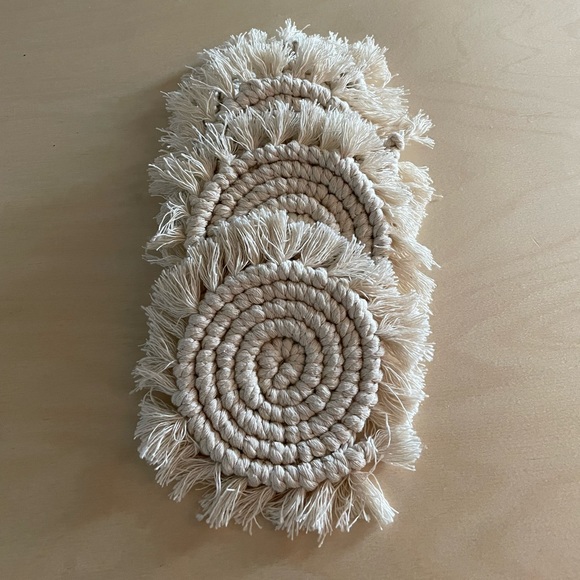 handmade macrame coasters! - Picture 5 of 5